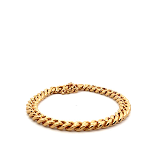 Gold Plated Cuban Link Bracelet