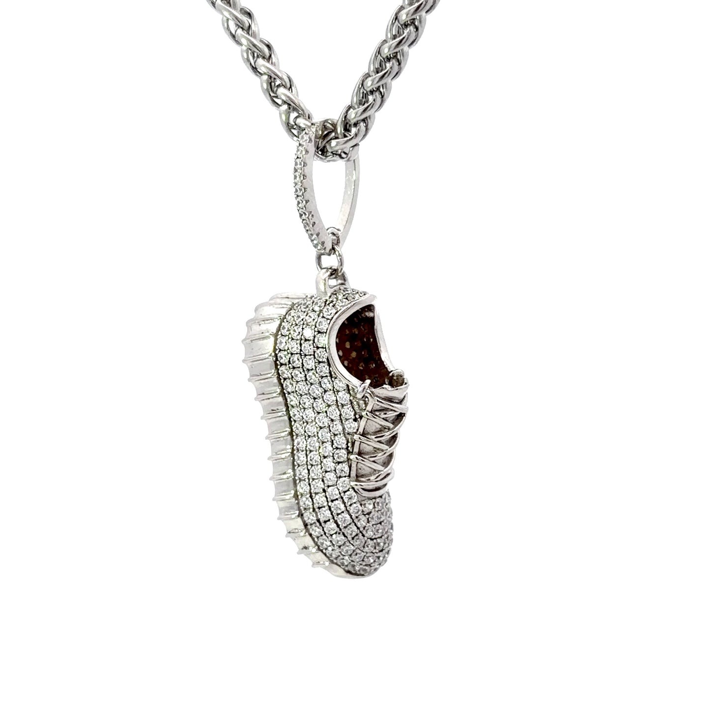 Sterling Silver Tennis Shoe Pendant