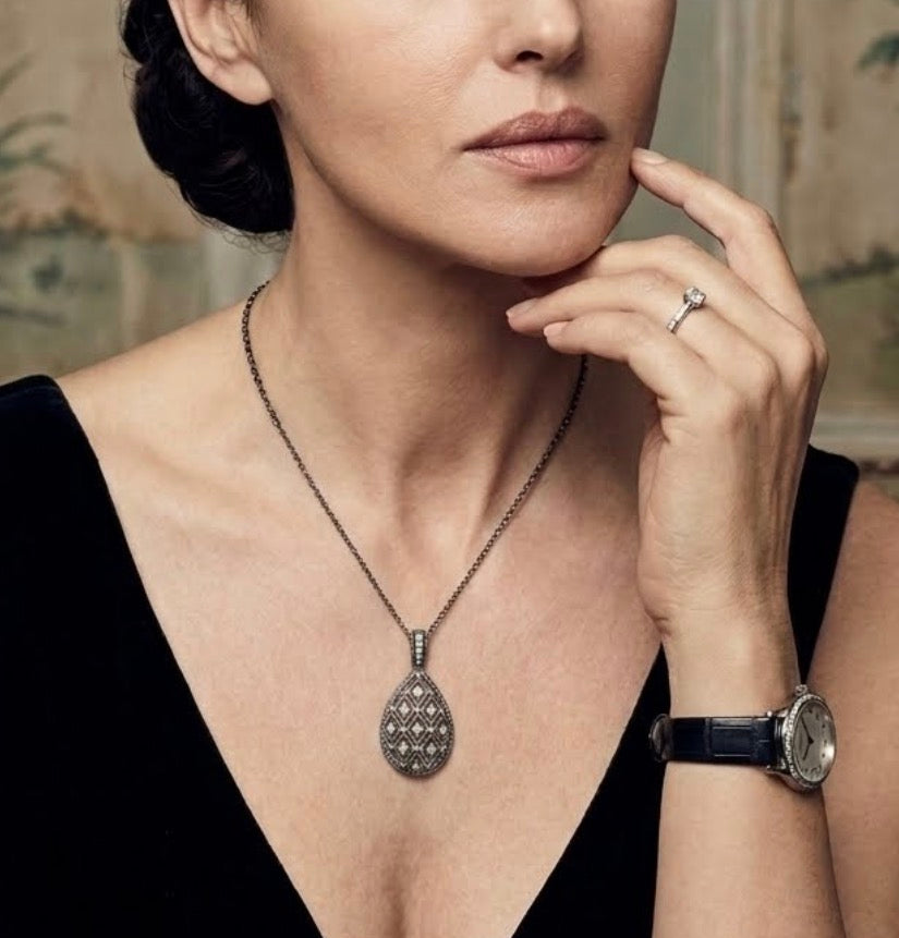 Teardrop Cubic Zirconia Necklace