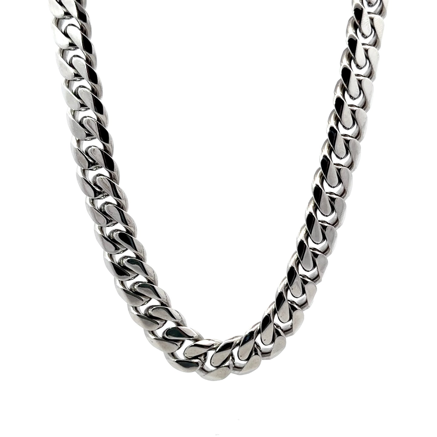 Heavy Duty Stainless Steel 12MM Chain Link Necklace
