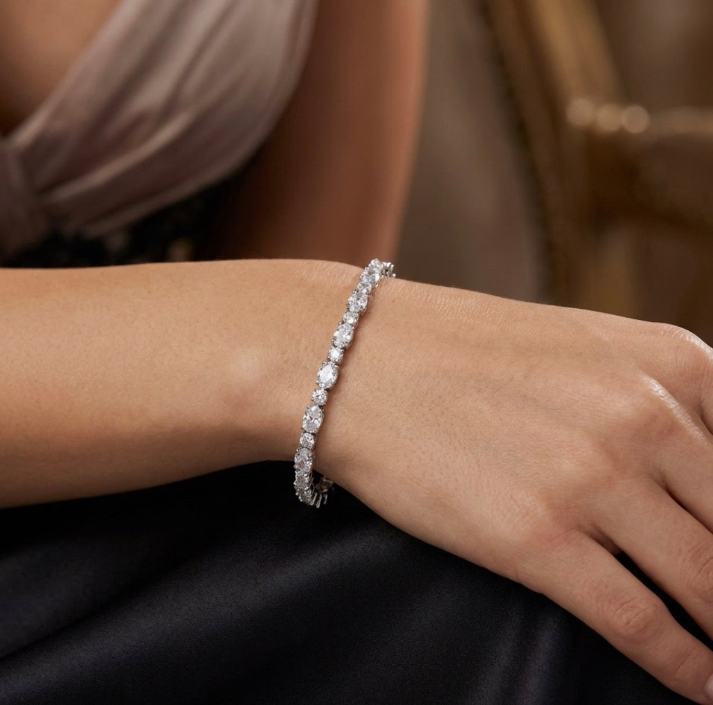 Sterling Silver Tennis Bracelet