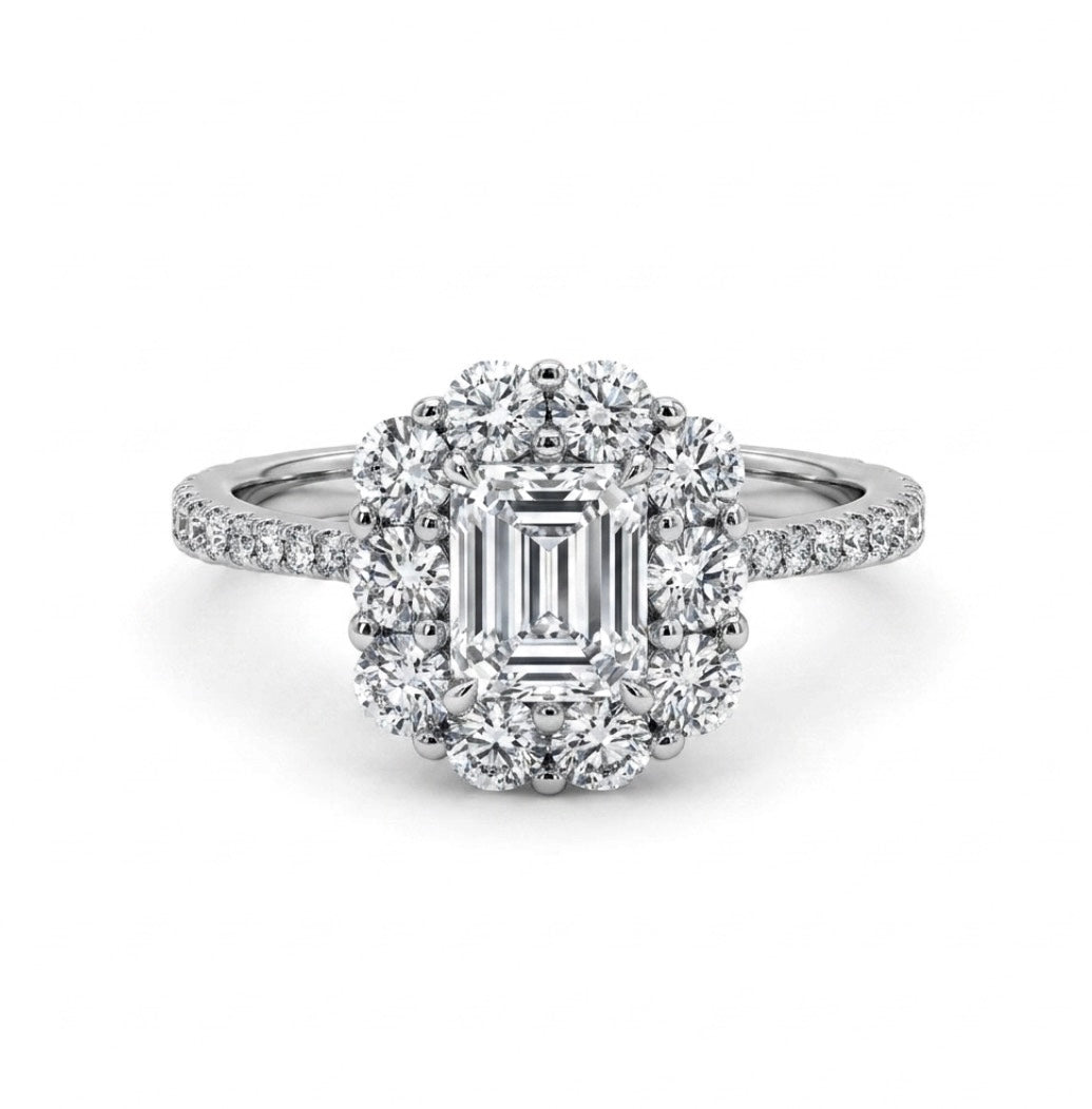 Sterling Silver Floral Design Ring