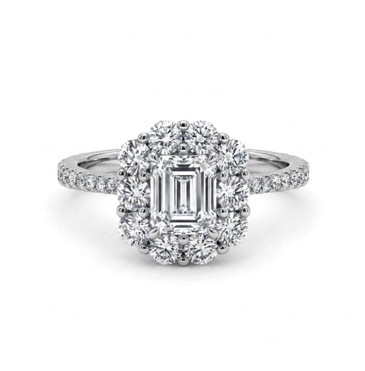 Sterling Silver Floral Design Ring