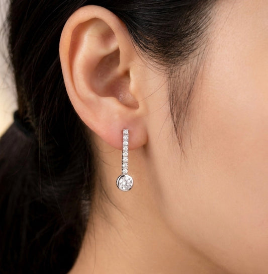 Sterling Silver Drop Earrings
