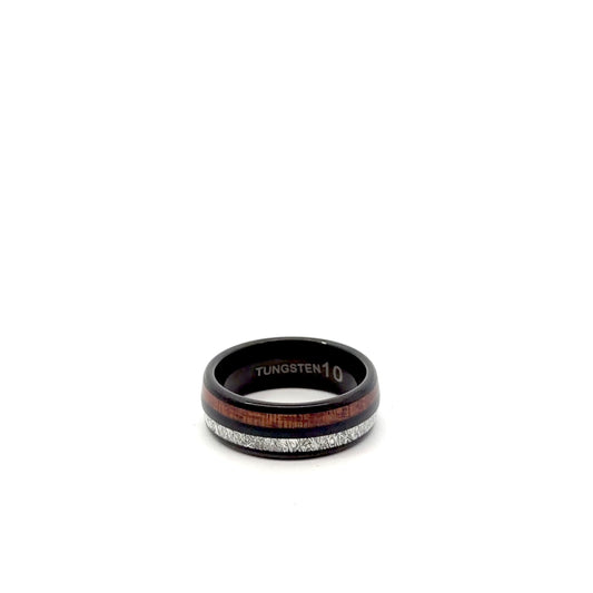 Black Tungsten Carbide Wedding Band
