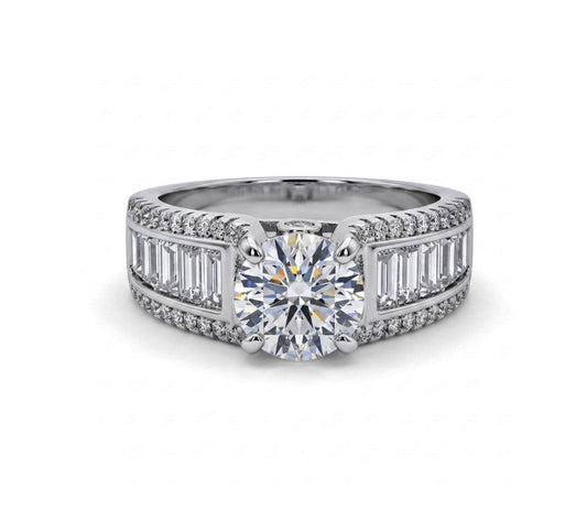 Sterling Silver Brilliant -cut Ring