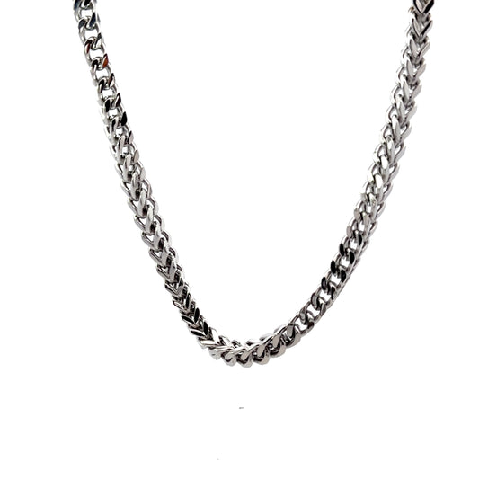 Stainless Steel Franco Link Chain Necklace