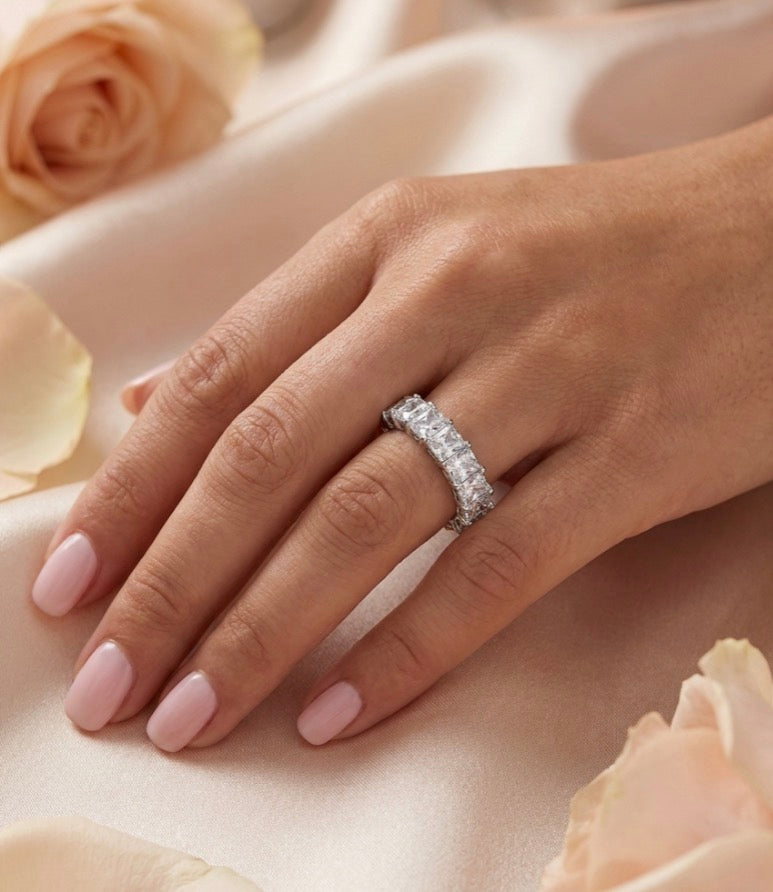 Sterling Silver Eternity Ring