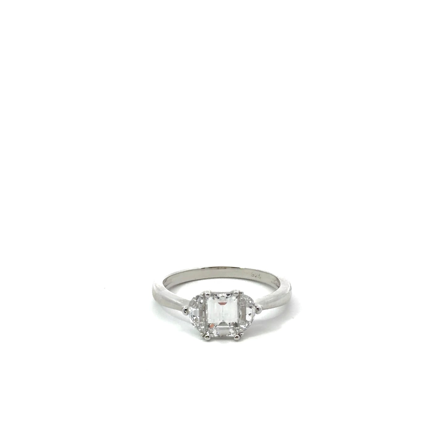Sterling Silver Cushion Cut Ring