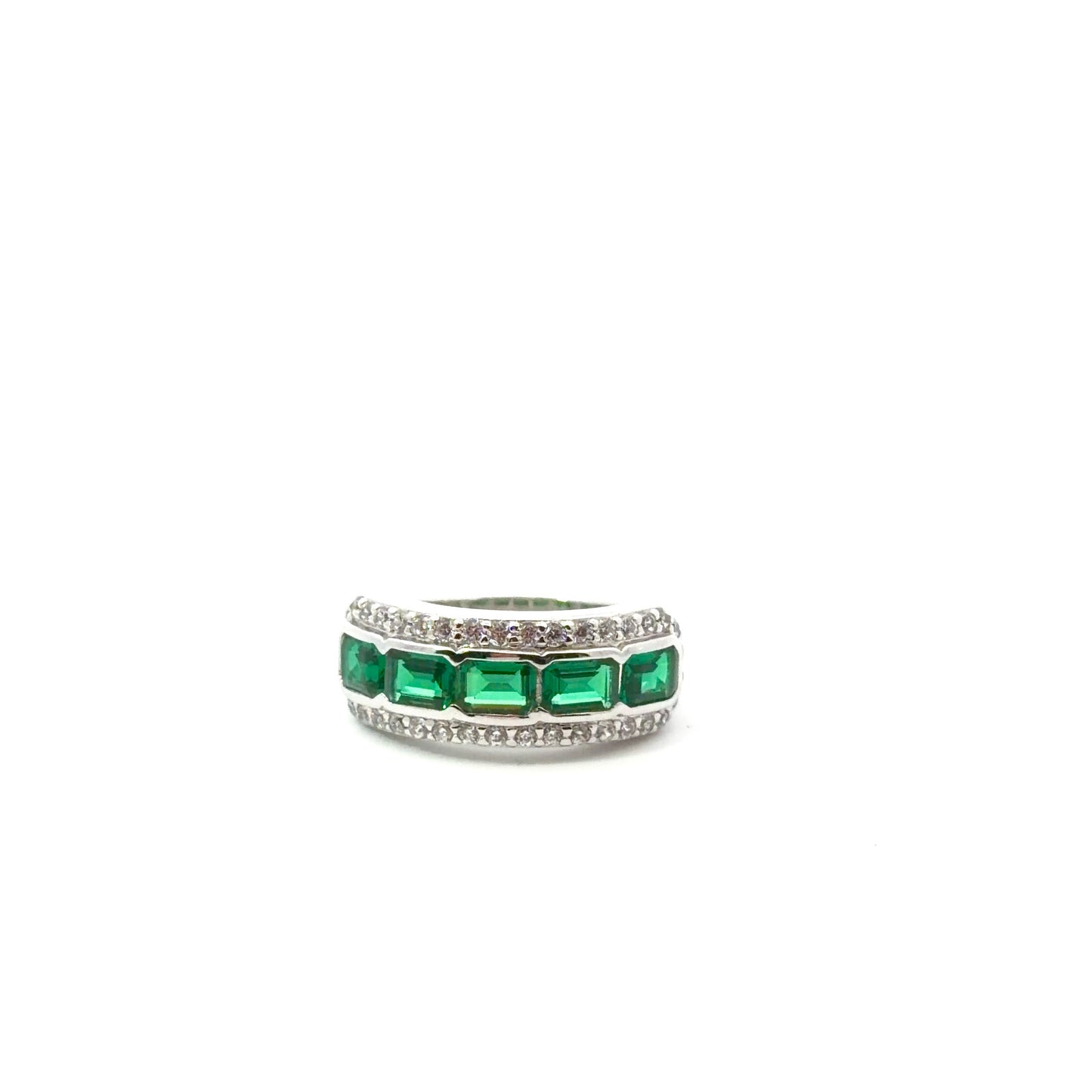Sterling Silver Cubic Zirconia Ring