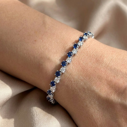 Sterling Silver Tennis Bracelet