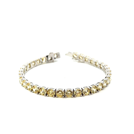 Sterling Silver Cubic Zirconia Tennis Bracelet