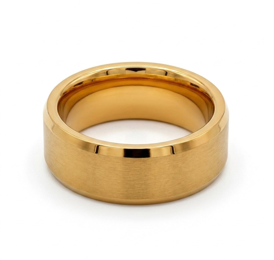 Men's Gold-Plated Wedding Band