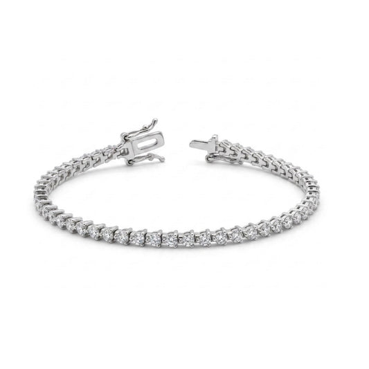 Sterling Silver Cubic Zirconia Tennis Bracelet
