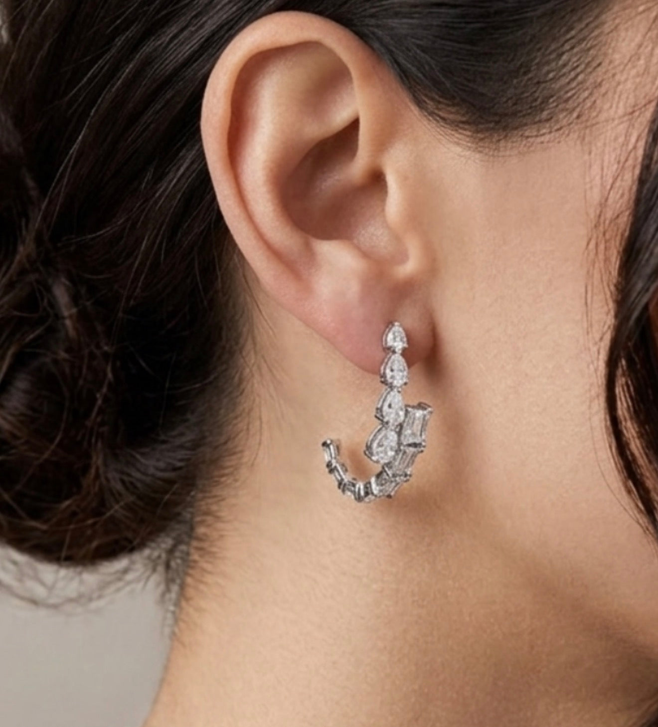 Half Hoop Earrings