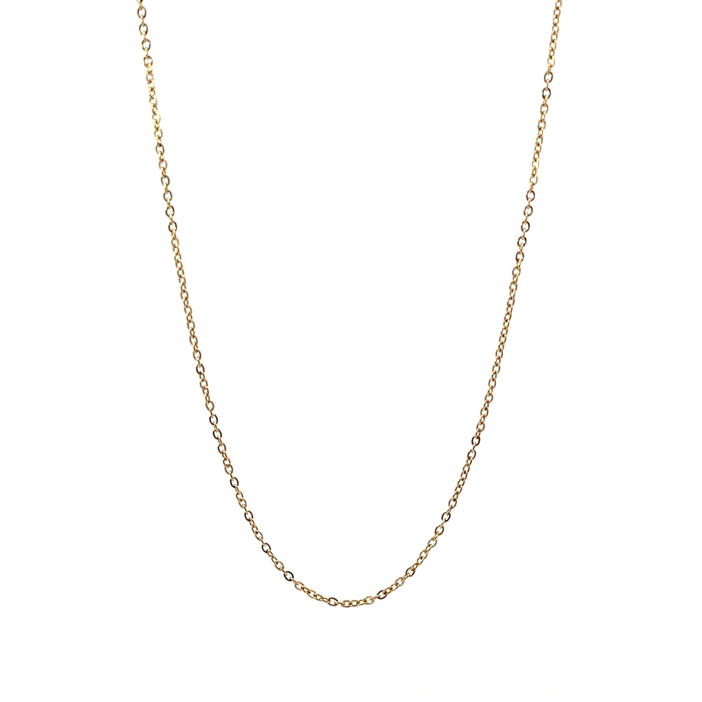 Gold Plated 1.5MM Men’s Chain Necklace
