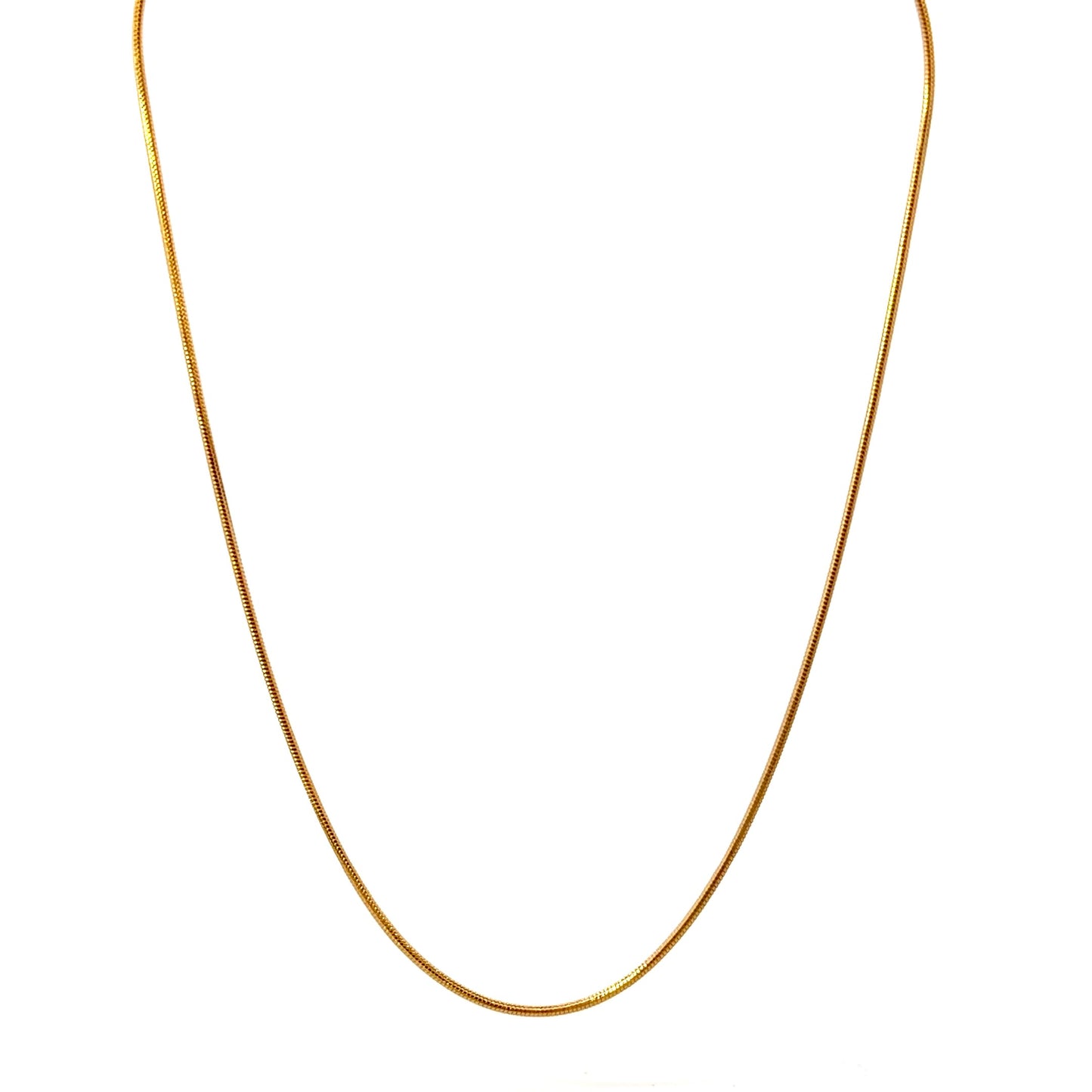 Gold Plated Snake Chain Men’s Necklace