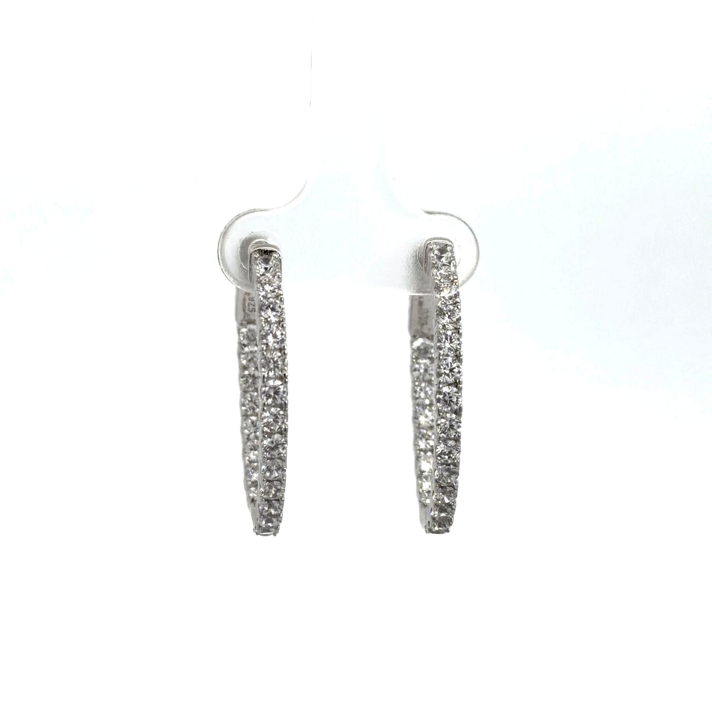 Oval Hoop Earrings