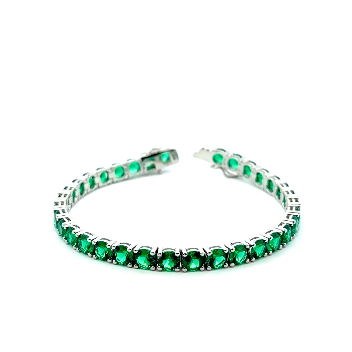 Sterling Silver Cubic Zirconia Tennis Bracelet