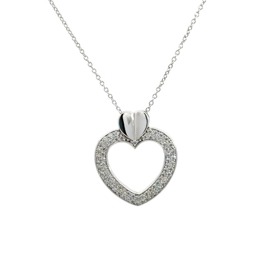 Hollow Heart Shaped Necklace
