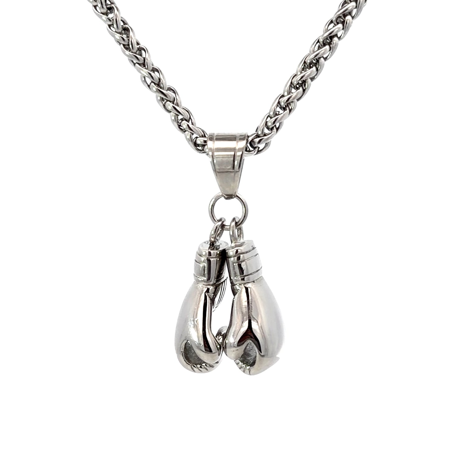 Stainless Steel Boxing Gloves Pendant
