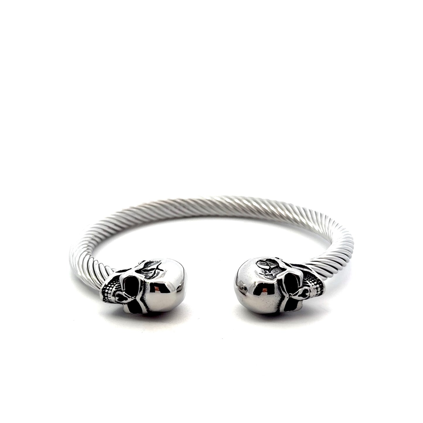 Stainless Steel Skull Head Bracelet