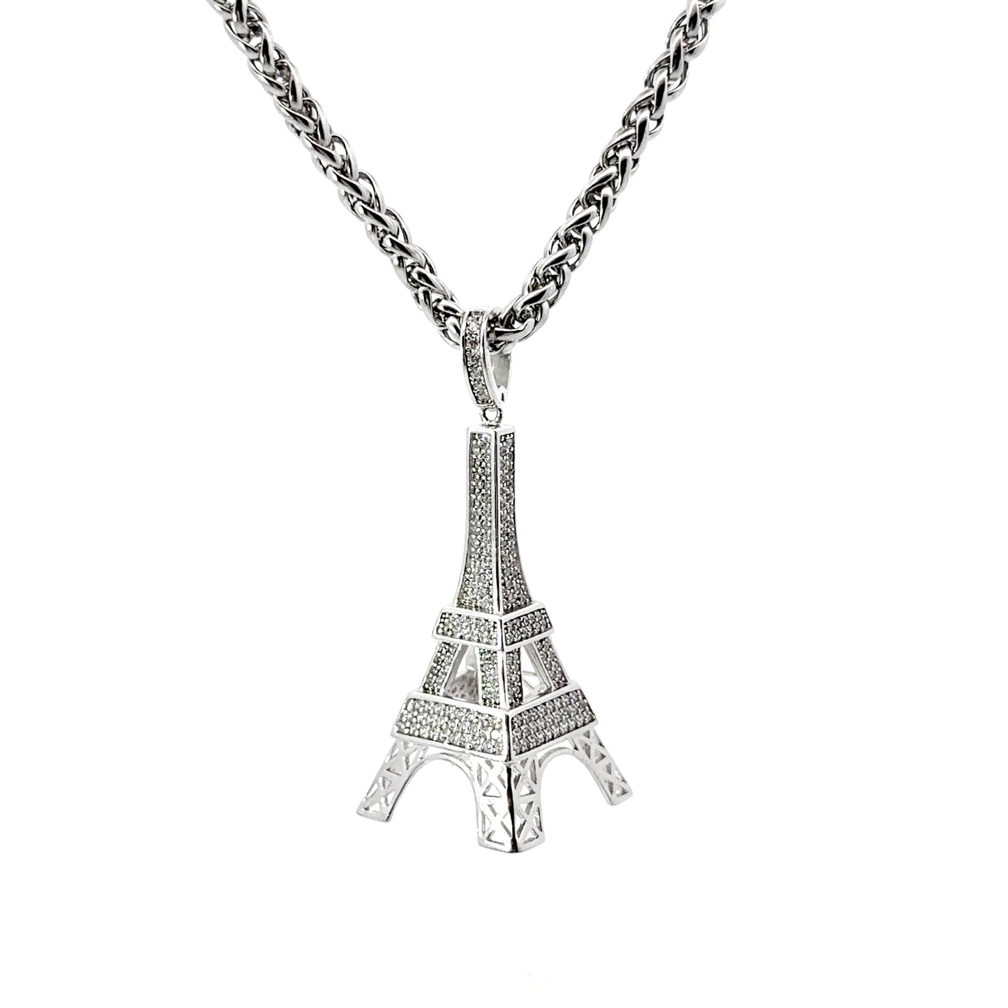 Sterling Silver Eiffel Tower Pendant