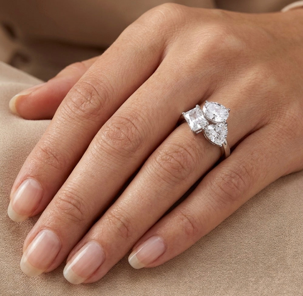 Sterling Silver Multi-Stone Ring