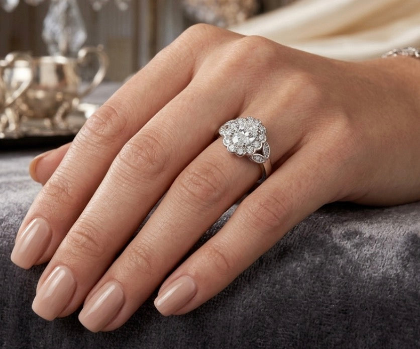Sterling Silver Vintage Style Ring