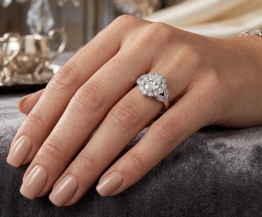 Sterling Silver Vintage Style Ring