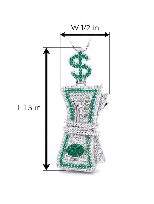 Stainless Steel Cash Pendant