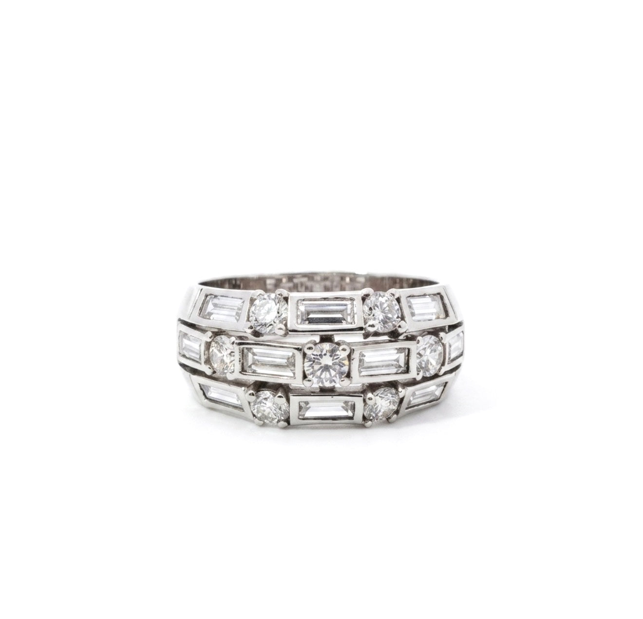Sterling Silver Wide Ladies Band