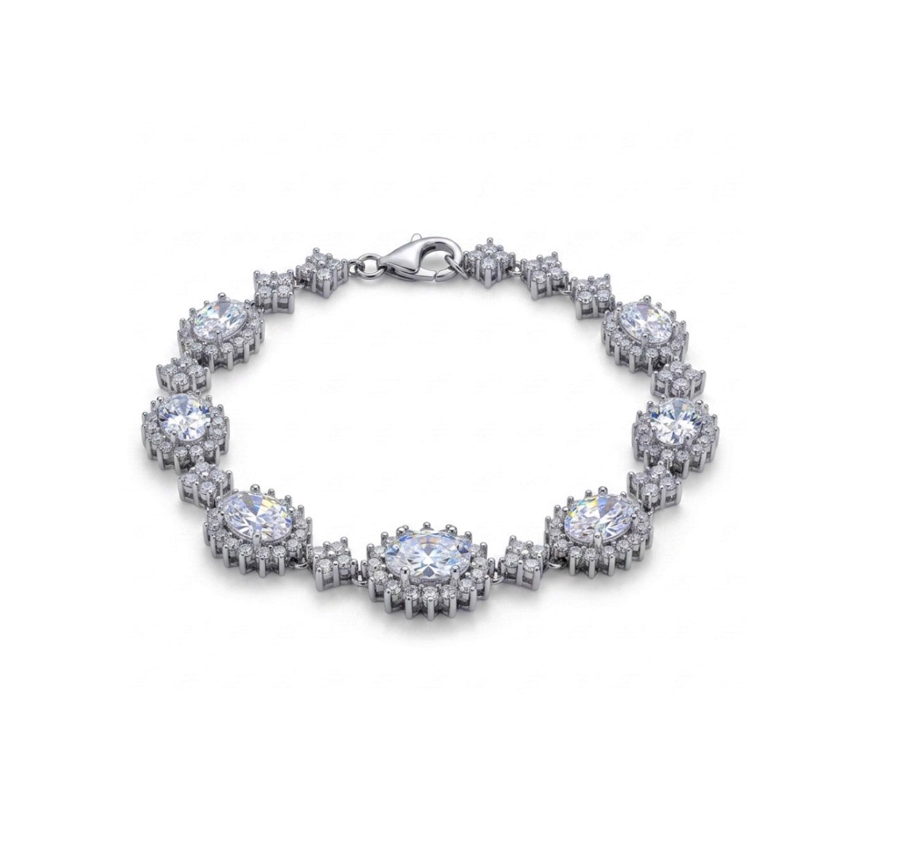 Sterling Silver Cubic Zirconia Bracelet