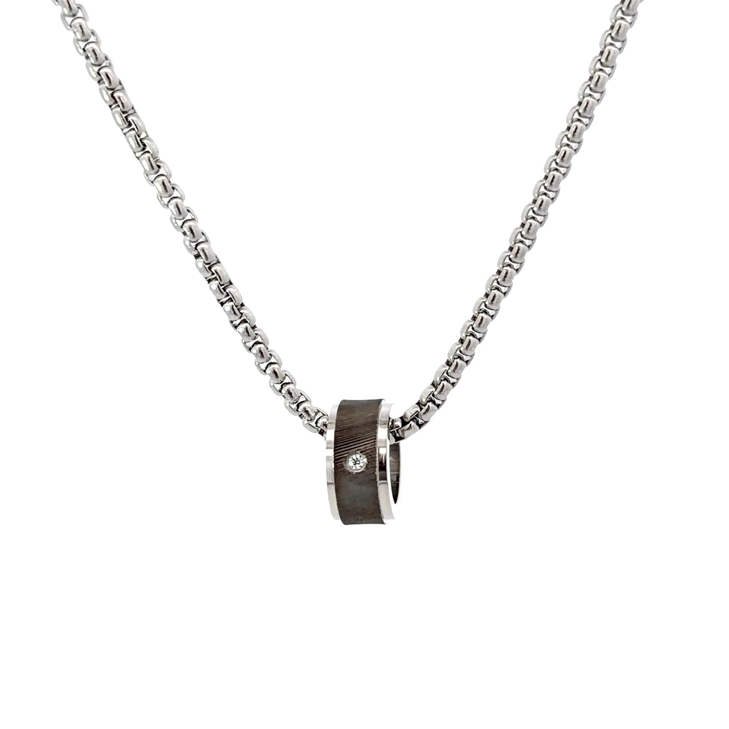 Stainless Steel Industrial Barrel Pendant