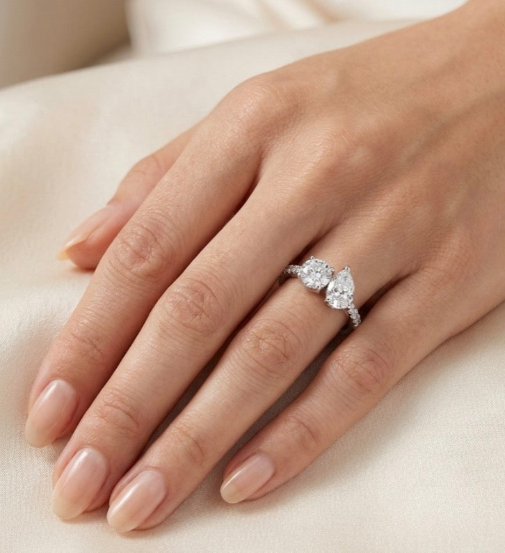 Sterling Silver Multi-Stone Ring