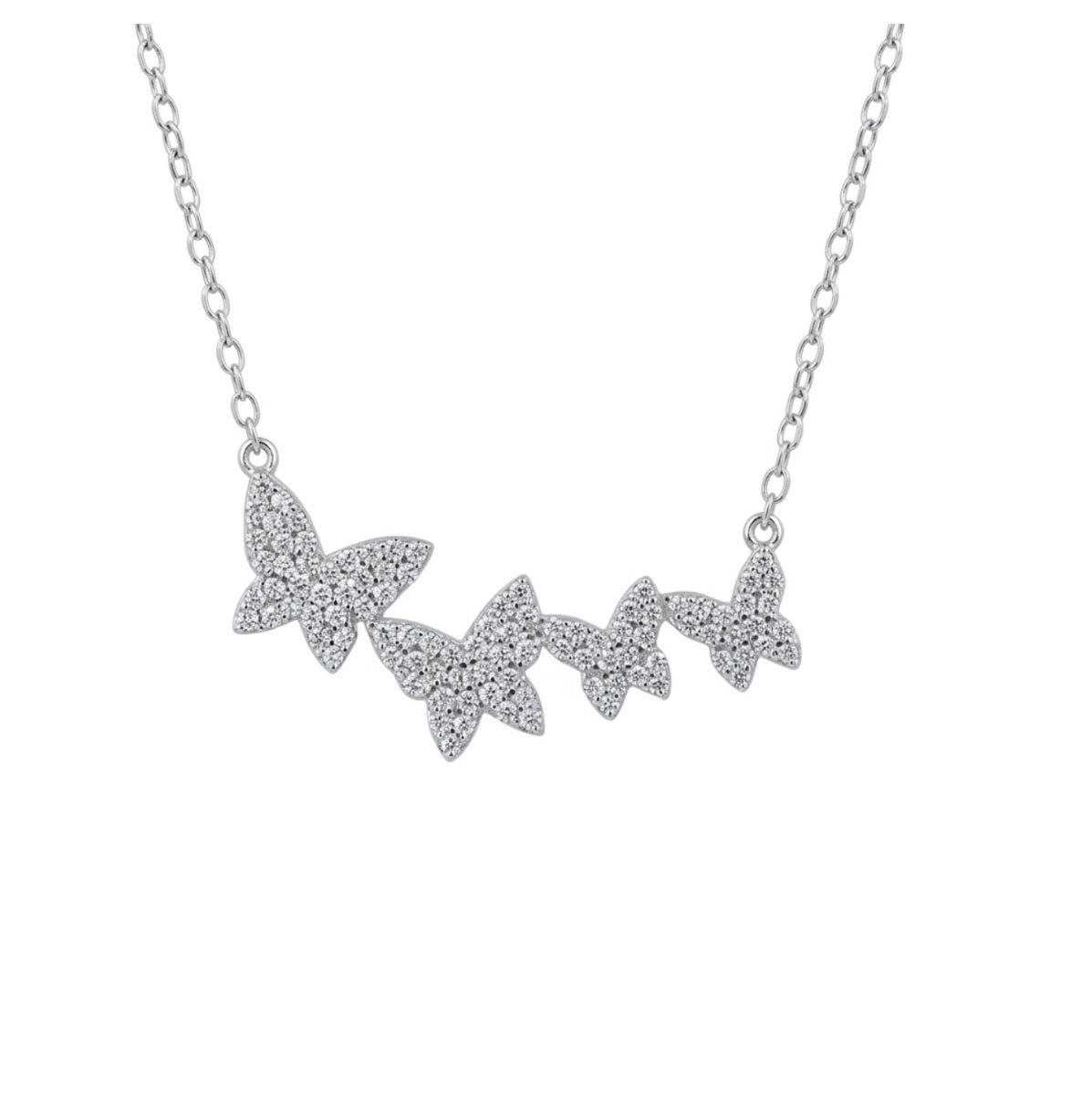 Sterling Silver Butterfly Necklace