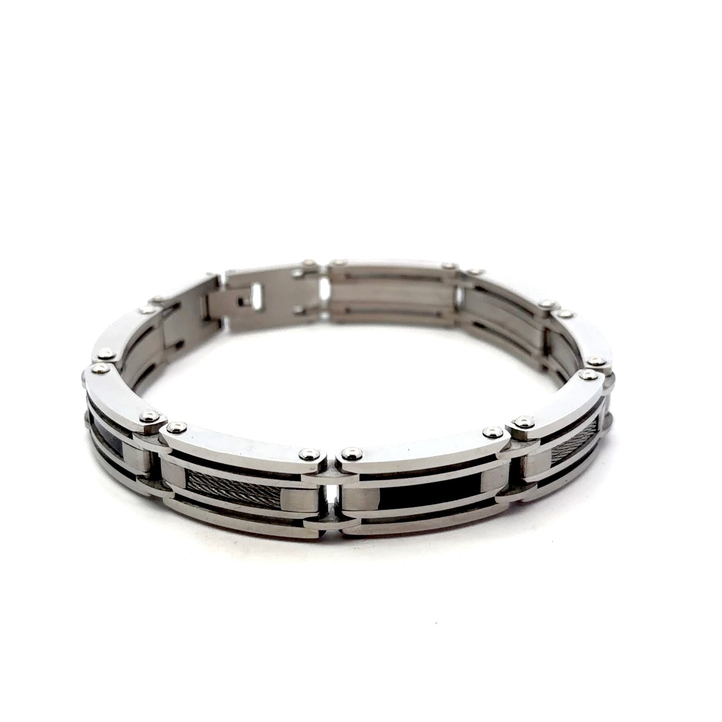 Stainless Steel Industrial Link Bracelet