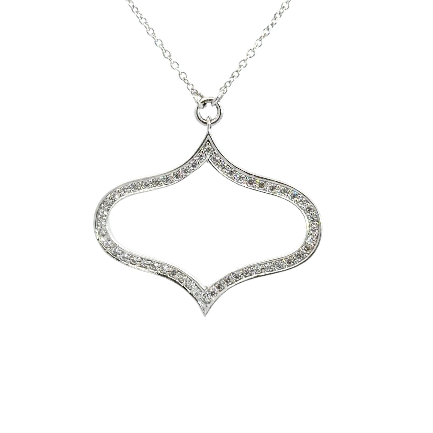 Quatrefoil Pendant Necklace