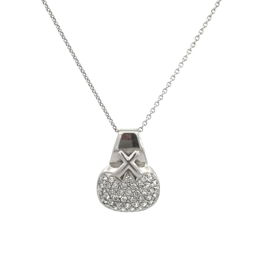 Sterling Silver Cubic Zirconia Necklace