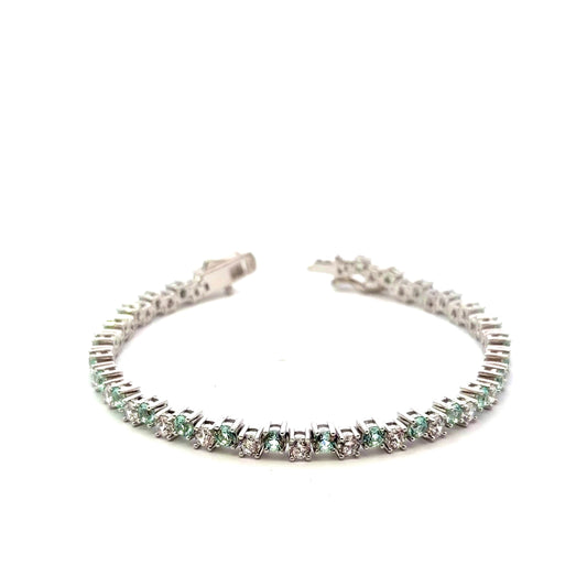 Sterling Silver Tennis Bracelet