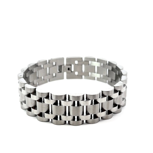 Men’s Stainless Steel Watch Band Strap Bracelet