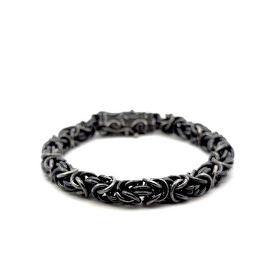 Stainless Steel Bracelet with Anchor Lock