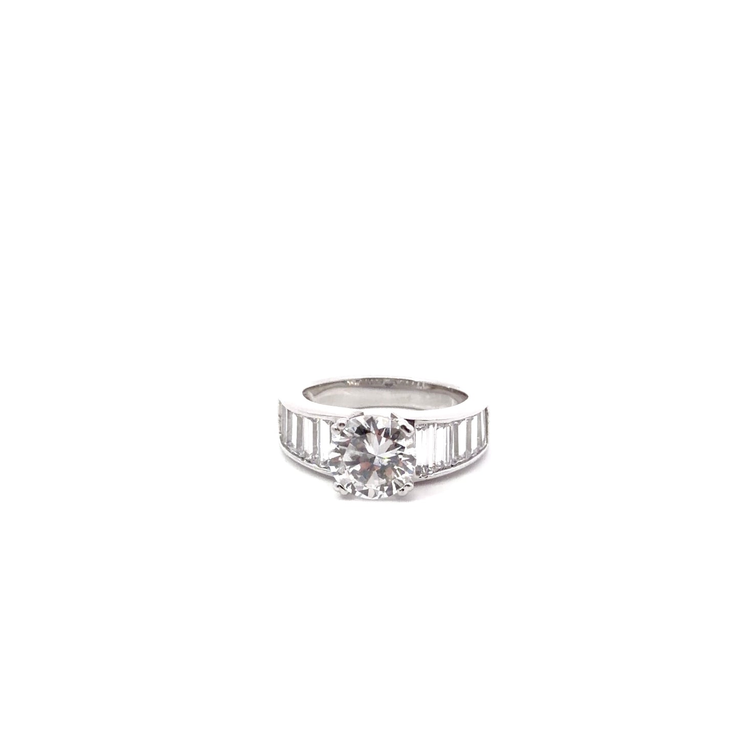 Sterling Silver Cubic Zirconia Ring