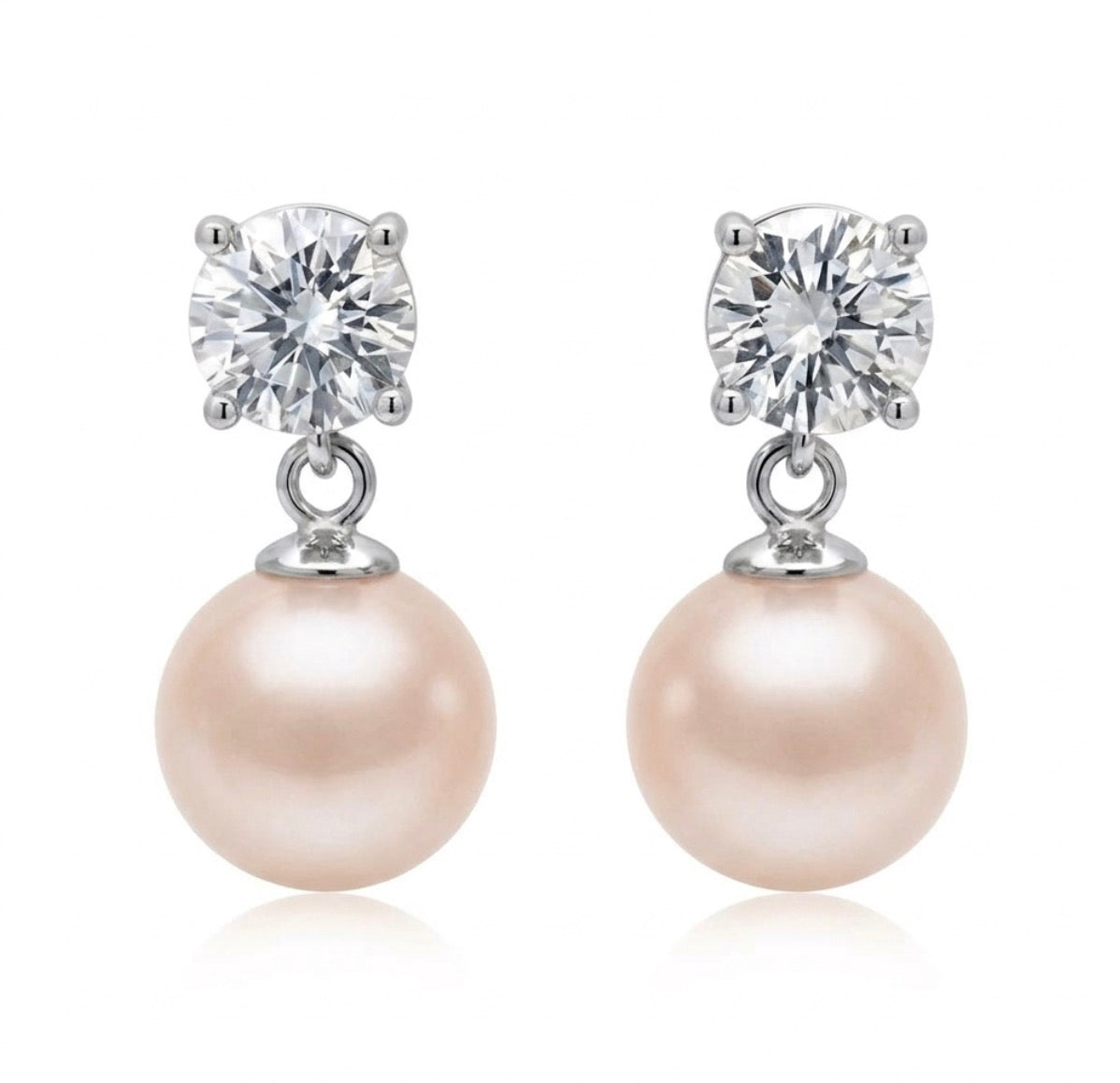 Sterling Silver Fresh Water Pearl Earrings