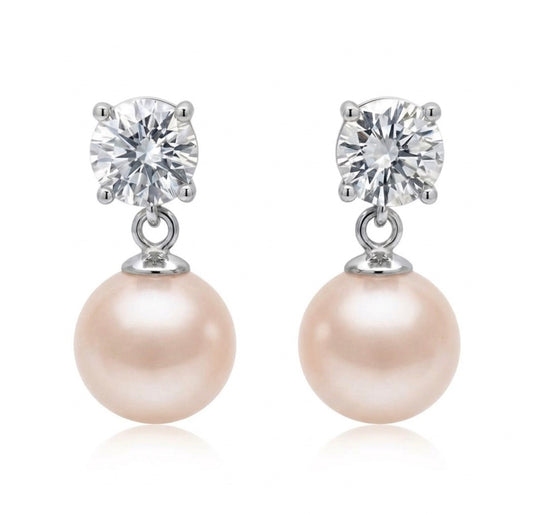 Sterling Silver Fresh Water Pearl Earrings