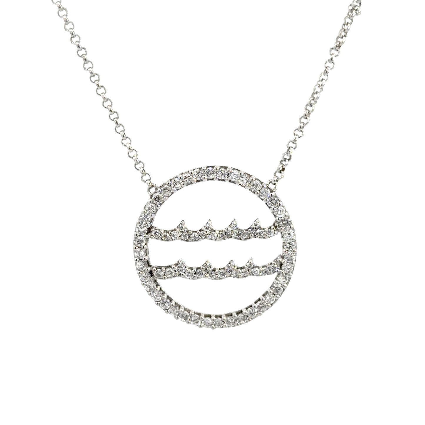 Aquarius Cubic Zirconia Necklace