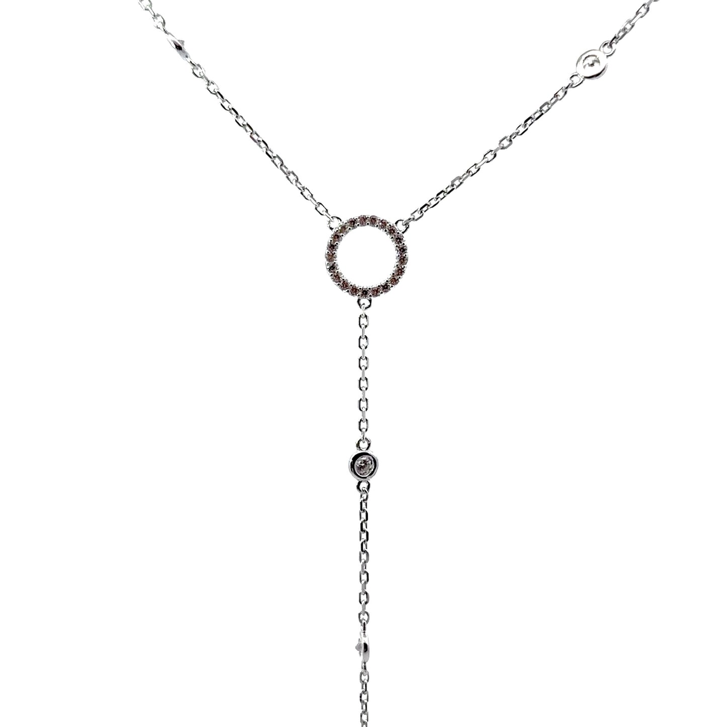 Sterling Silver Lariat Necklace