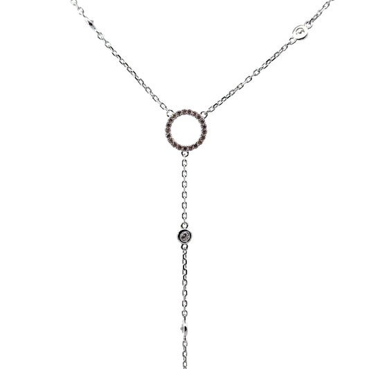 Sterling Silver Lariat Necklace