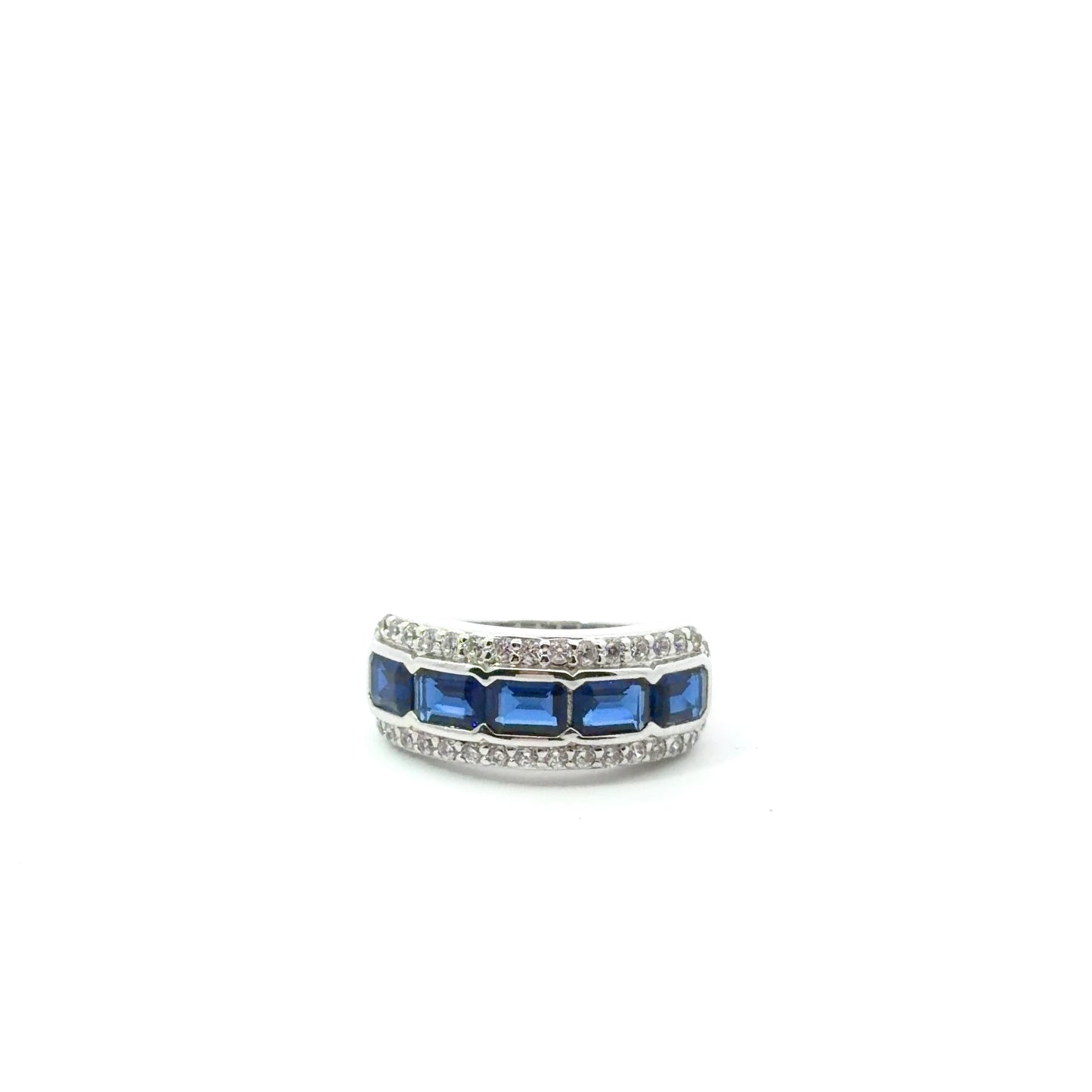 Sterling Silver Cubic Zirconia Ring