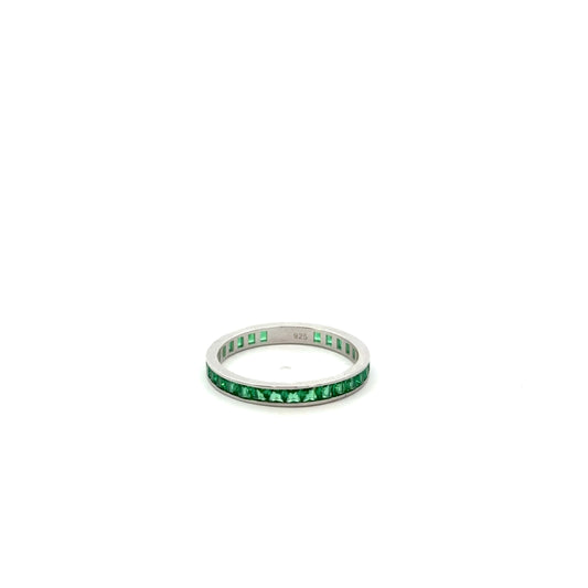 Sterling Silver Eternity Band
